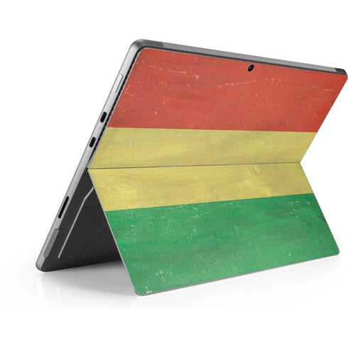 Bolivia Flag Distressed Surface Pro 8 Skin